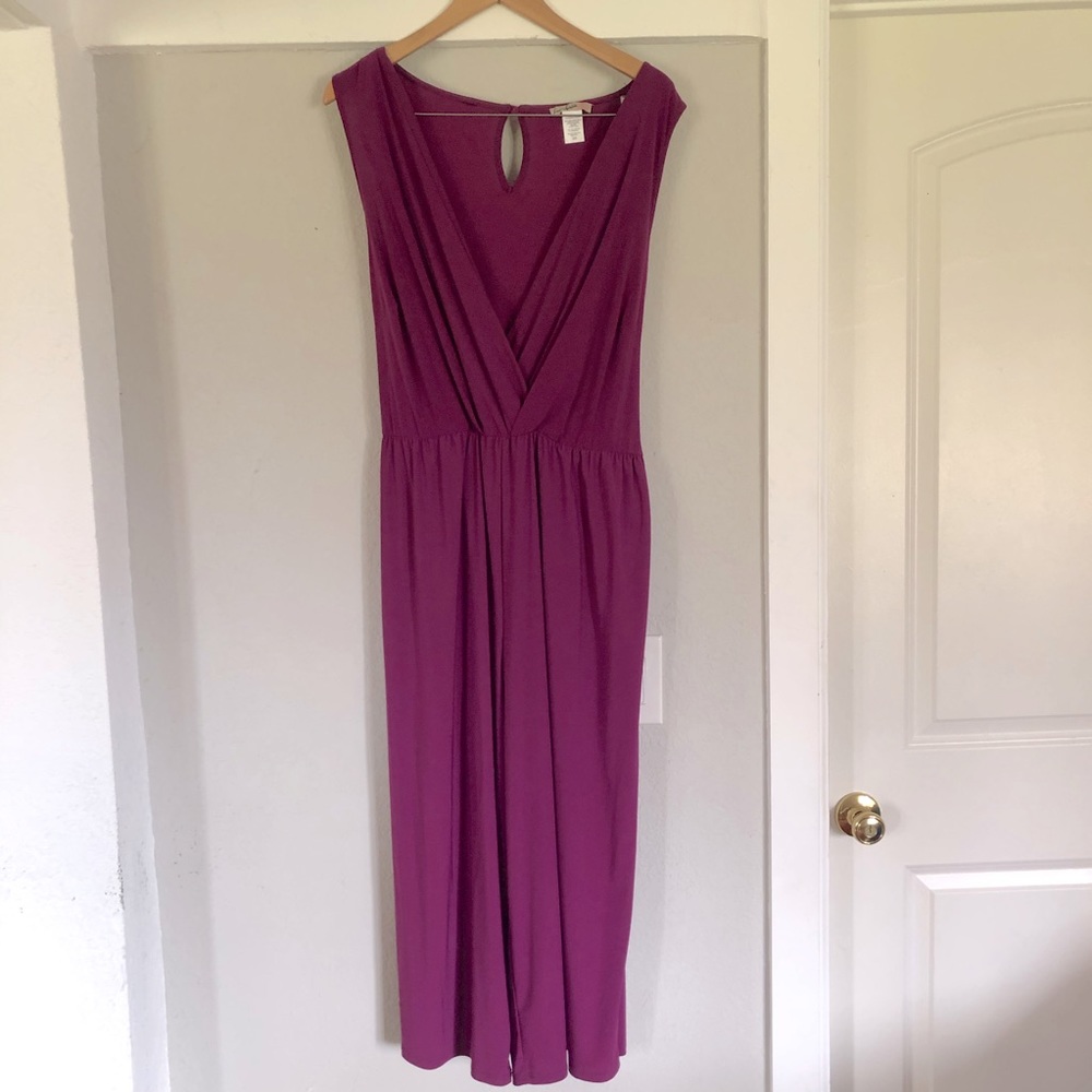 Torrid Plus Size Magenta Culotte Jumpsuit Onesie